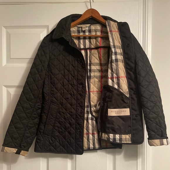 Burberry Jackets & Blazers - Burberry Brit quilted coat. Women’s size small. Worn 1 time
